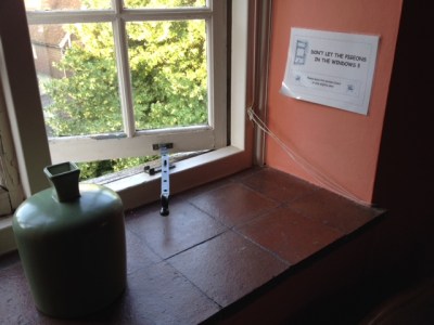 Sarum College bedroom window